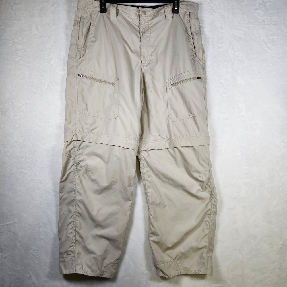 L.L.Bean Convertible‎ Cargo Pants Mens 38W Hiking Outdoor Zip Off Shorts